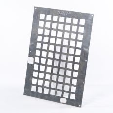 GAVO VENTILATIEPLAAT ENKEL RIJ ALUMINIUM 25 X 35CM