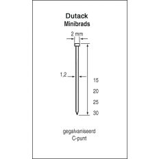 DUTACK BRAD SERIE 12-15 CNK