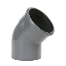 RIOOLBOCHT PVC BOCHT 45 GRADEN MANCHET SPIE/MOF 110MM
