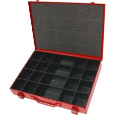 ASSORTIMENSTKIST ROOD 330X234X47 20 VAKKEN - LEEG