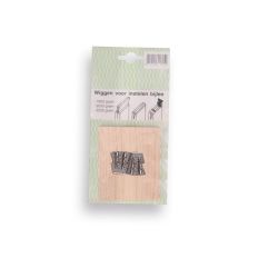 BLISTERKAART BIJLSPIE SET: GROTE HOUTEN SPIE + 2 WIG NR. 4
