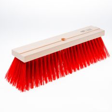 STRAATBEZEM ROOD PVC 40CM