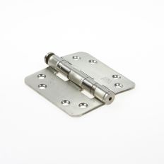 KOGELLAGERSCHARNIER H367E89893103 RVS RONDE HOEKEN 89 X 89 X 3MM 6730.133.8989-DT