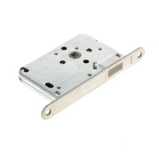 LOOPSLOT MET MAGNETISCHE SCHOOT, RVS VOORPLAAT, DOORNMAAT 50MM, EXCLUSIEF SLUITKOM/SLUITPLAAT
