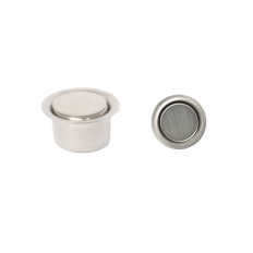 RONDE MAGNEETSLUITING RVS ONZICHTBAAR LICHT MODEL, MAGNETISCH TREKKRACHT 1,5KG