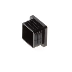 VIERKANTE INSTEEKDOP ZWART 30X30MM (BU.WERKS)