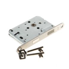 DAG- EN NACHTSLOT, KLAVIER/SLEUTELGAT 56MM, MET MAGNETISCH SCHOOT, RVS VOORPLAAT, DOORNMAAT 50MM, EXCLUSIEF SLUITKOM/SLUITPLAAT