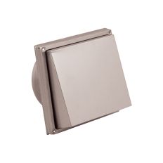 RVS BUITENROOSTER SCHUINE KAP Ø 100MM