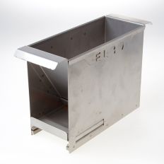 ELBO LIJMVERDEELBAK ROESTVASTSTAAL 100MM