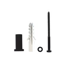 INTERSTEEL SET VAN 5 VERLENGDE RONDE STEUNEN 50MM TBV RAIL SCHUIFDEURS