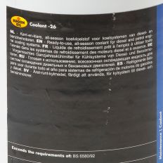 KROON-OIL KOELVLOEISTOF -26 GRADEN 1 LITER