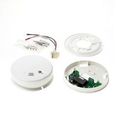 ROOKMELDERSET INCL.VOET BEKABELD 230V/24V