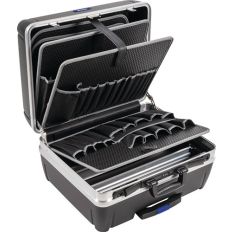 HARDKUNSTSTOF KOFFER BINNEN-B485XD230XH375MM HDPE-MATERIAAL 42 L ALUMINIUM-FRAME(NL+BE)