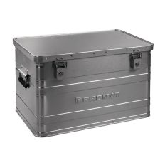 ALUMINIUM BOX L595XB390XH380MM 70 L MET KLAPDEKSEL EN CILINDERSLOT(NL+BE)