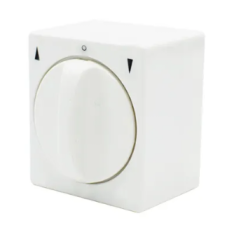 JALOEZIESCHAKELAAR 10A OPBOUW WIT/WIT