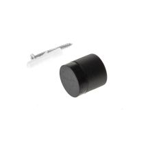DEURSTOPPER ZWART WANDM. 30X27MM