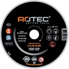 ROTEC AFBRAAMSCHIJVEN STAAL 115X6,5X22,2 A-R
