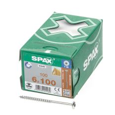 SPAX-S SPAANPLAATSCHROEF TELLERKOP DISCUSKOP T30 6 X 100MM