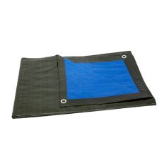 4TECX DEKKLEED BLAUW-GROEN 10 X 12M (CA. 150GR) BOUWZEIL