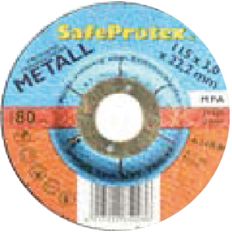 DOORSLIJPSCHIJF SAFE-PROTEX METAAL ø125X3,0Xø22,2