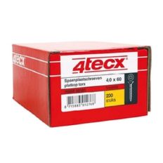 4TECX SPAANPLAATSCHROEF ELVZ PK TORX 3.5 X 30MM (200ST)