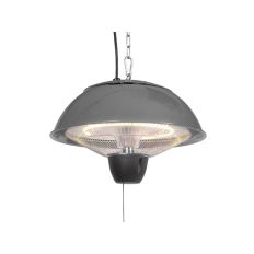 PLAFONDHEATER 1500W ANTRACIET ZIJDEGLANS