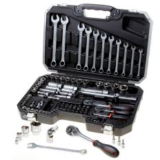 FIXMAN DOPPENSET 1/4"-3/8"-1/2" 111-DELIG IN KOFFER B5111M