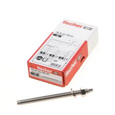 FISCHER ANKERSTANG RG M12X160 R ROESTVAST STAAL A4