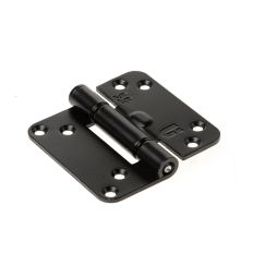 DFX GLIJLAGER SCHARNIER RONDE HOEK ZWART 89X89X3MM DIN LINKS