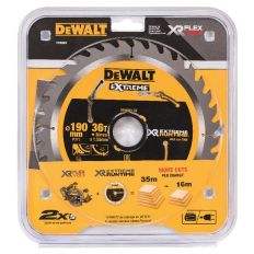 DEWALT FLEXVOLT EXTREME RUNTIME CIRKELZAAGBLAD 190X30MM 36 TND DT99563