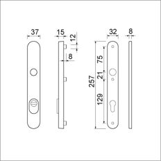 AMI SMALSCHILD, VHB 257/37/2 KT PC72 DD=54-60MM