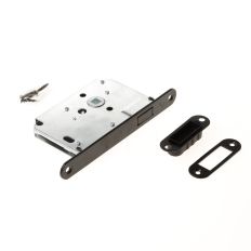 INTERSTEEL WONINGBOUW MAGNEET LOOPSLOT, VOORPLAAT AFGEROND ZWART