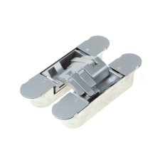 ONZICHTBAAR SCHARNIER, 3D, TYPE HIDE 160-120, AFMETING 160X32MM, GLANS NIKKEL, BRANDWEREND 120 MINUTEN