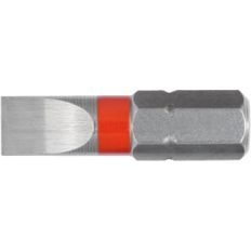 1/4" INSERT SCHROEFBIT SLEUF 4,0X0,5 M M L=25 MM VPE 25 STUKS
