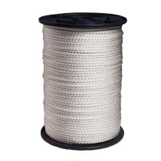 NYLONKOORD 2MM GEVLOCHTEN WIT 300M