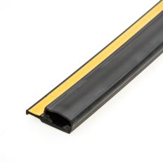 HS-DICHTING PVC 28 MM BOVEN L =2000 MM ZWART