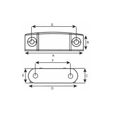 MAGNEETSNAPPER MC 9602B KUNSTSTOF WIT 6 KG VERENDE ONDERPLAAT LINKSSLUITEND