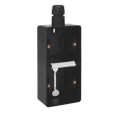 HYDRO OPBOUWDOOS 2V VERT.+M20 WARTEL ZWART