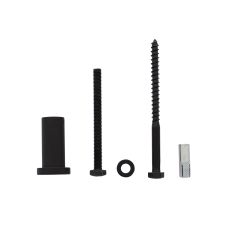INTERSTEEL SET VAN 5 VERLENGDE RONDE STEUNEN 50MM TBV RAIL SCHUIFDEURS