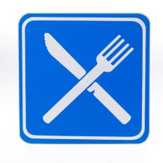 BORD RESTAURANT 210 X 210MM VINYL 433