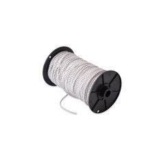 GUMMIKOORD 08MM WIT+MERKDRAAD 50MTR PGS.080.WIT-H