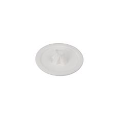 AFDEKKAPJE SPPS PZ-2 12MM RAL9010 WIT (500)