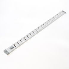 GAVO SCHUIFROOSTER ALUMINIUM WIT GAAS 470 X30 MM