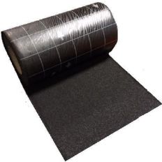 4TECX LOODVERVANGER STANDAARD ZWART 300MM 12 METER ROL