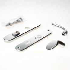 HOPPE KRUK/KNOP SCHILD, ALUMINIUM 86G/3236ZA/3234/1710 PC72 54MM KERNTREK