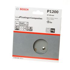 SCHUURSCHIJF COATING AND COMPOSITES DIAMETER 125MM K1200 BLISTER VAN 5 SCHIJVEN