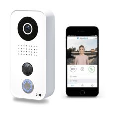 DOORBIRD IP VIDEOFOONSET D101 OPBOUW WIT, 1 DRUKKNOP