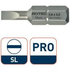 PRO INSERT SCHROEFBIT 0,6X3,5MM L=25MM C 6,3 BASIC