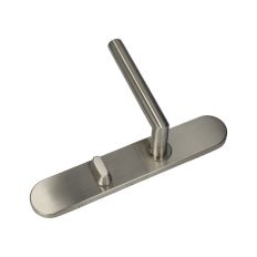 D4E DEURKRUK OP SCHILD 45X245 RVS WC72 L-19MM LINKS
