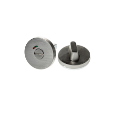 D4E ROND DEURROZET RVS WC/VRIJ+BEZET